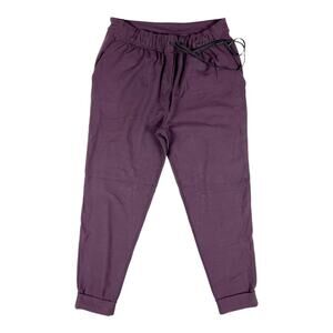 Lululemon Luon Jet Crop Joggers Pants In Black Cherry  6
